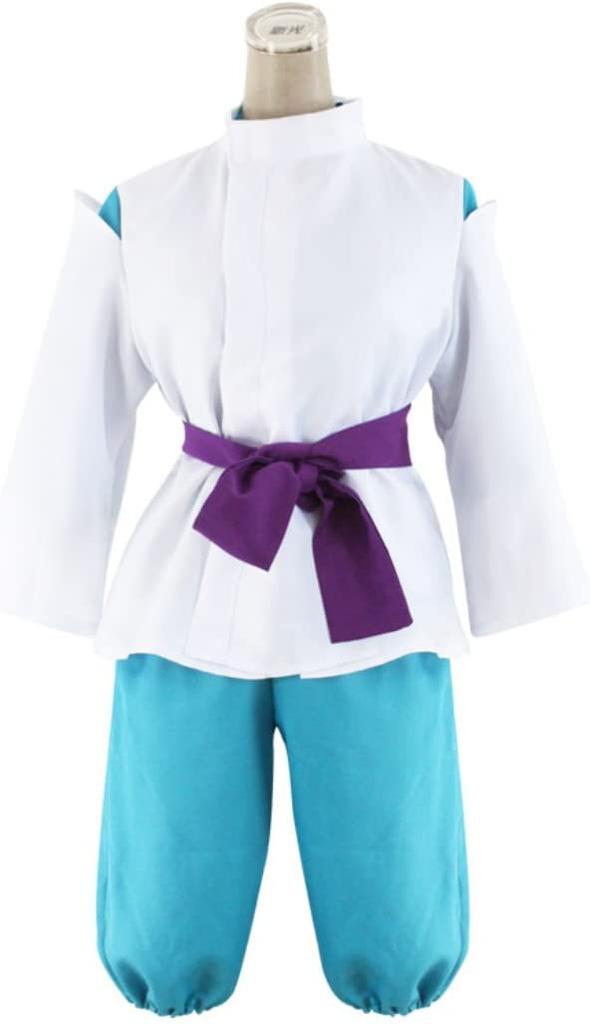 RICHAIR Anime Cosplay Haku Costume, 4-Piece Set, Chihiro, Halloween, Christmas, School Festival, Unisex Size (L)