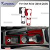 Carbon Fiber Style Cup Holder Interior Sticker for Seat Ibiza 6F 2018-2025 LHD RHD