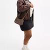 Coach Teri 24 Removable Shoulder Strap Star And Moon Decoration Hammered Leather Shoulder Bag Medium Women Shoulder Bag Brown CCZ99-IMV2R