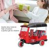 Pull Back Thai Tricycle Simulation Alloy Tuk Tuk Car Model Toy Children Vehicle ToyRed