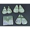 24-28 MM Natural Peace Jade Matched Pair Mix Cabochon Gemstone 4 Pair Lot C-780