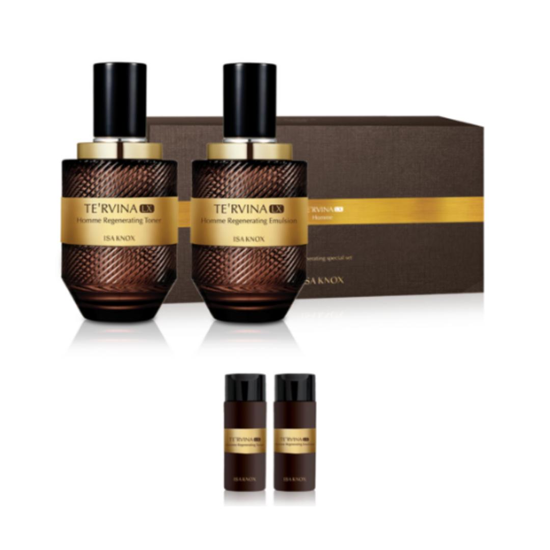 

ИЗННОКС (ИСА НОКС) Terbina LX Набор для мужчин из 2 предметов — Тонер 150 мл + Эмульсия 150 мл (с подарками)