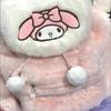 Cute Plush Flip New Winter Sweet Backpack Melody Kulomie Backpack Large Capacity Schoolbag