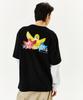 Balloon Angel Graphic T-Shirt - Black