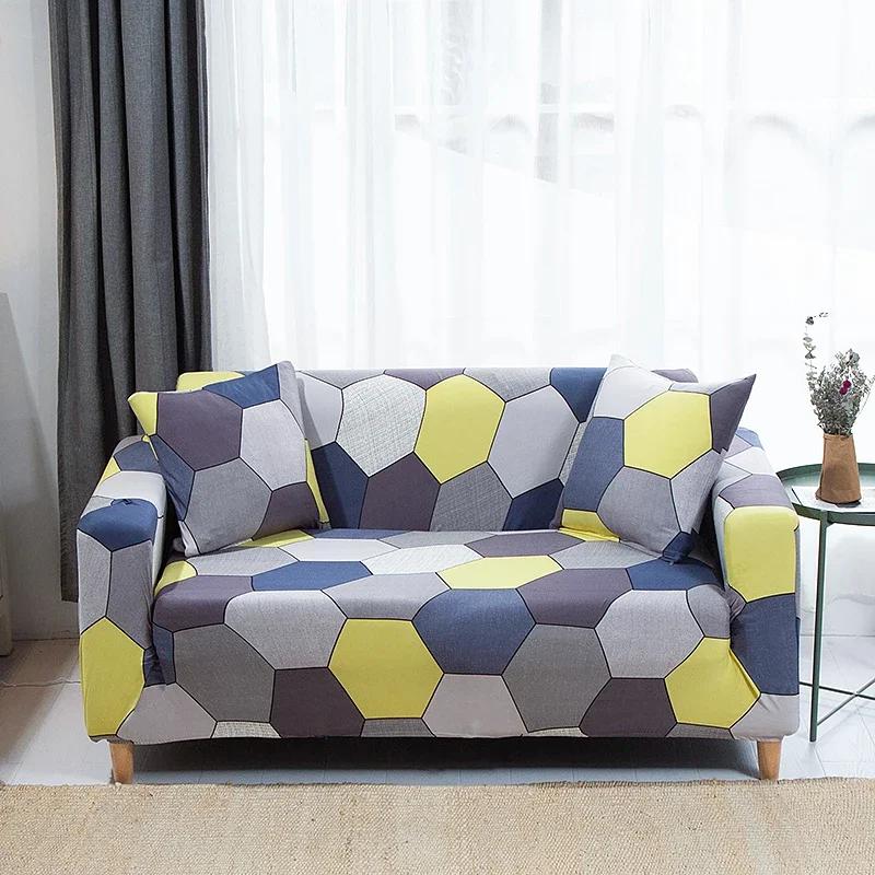 1/2/3/4 Seater Elastic Stretch Modern Sofa Covers for Living Room Sofa Couch Slipcovers Sectional Sofa Covers Housse De Canap