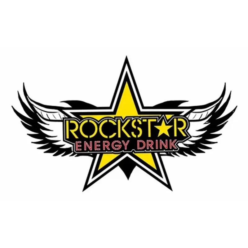Rockstar Auto Stickers Waterdichte Vinyl Decals - Auto Carrosserie & Ramen Krasbestendige Decoratie 15CM black
