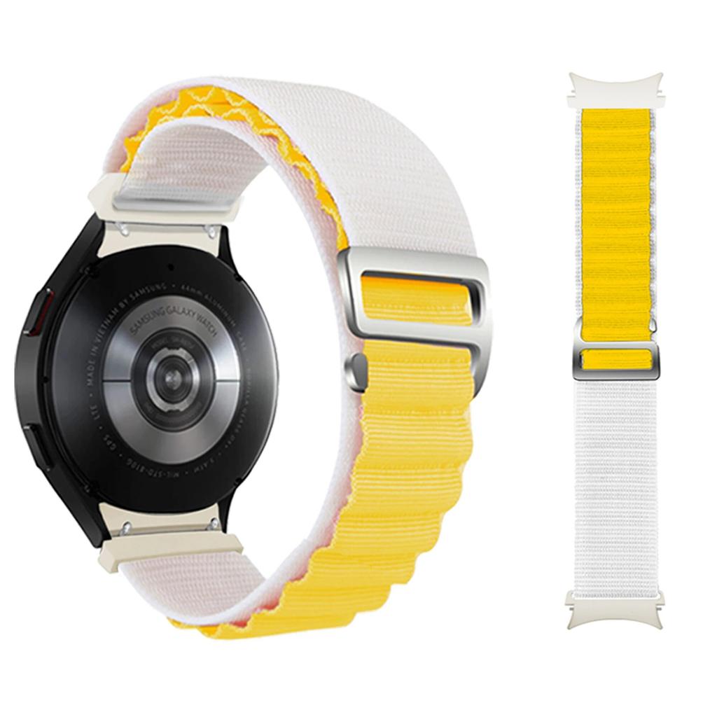 20mm Watch Band For Samsung Galaxy Watch 5 6 4 44mm 40mm Nylon Alpine Loop Bracelet 46mm Correa Watch4 Classic 5 Pro 45mm Strap