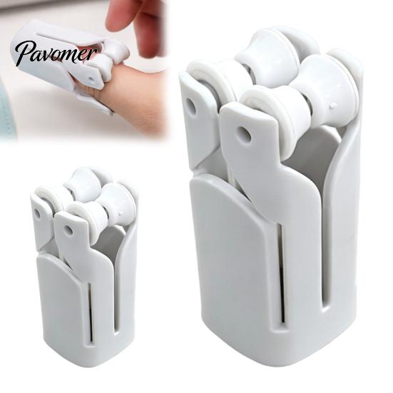 Mini Massage Roller Finger Massager, Portable Plastic Tool, Therapy Device Fatigue Pain Relief Rolling Hand Massager for Arthritis