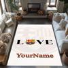 Fc Barcelona Personalized Name Floor Rug Office Rug Suitable for Bedrooms Kitchen Balcony Outdoor Antislip Carpet Anime Office Decor