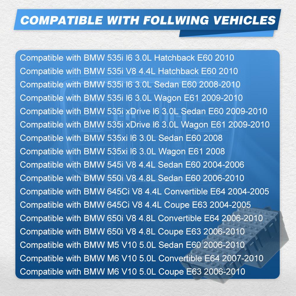 AC Heater Blower Motor Regulator Resistor for BMW 5 6 Series E61/E60/E63 67636988452 67326932438 3+2 Pins