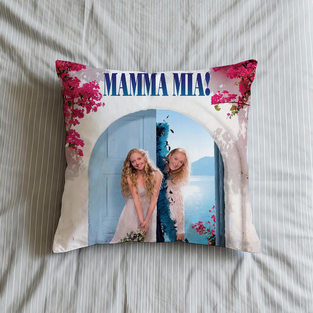 Cushion Cover Soft Case For Sofa M-MammaS-ES Movie Living M-Mia Room Home Comfortable Office Decor Protective Pillow Covers