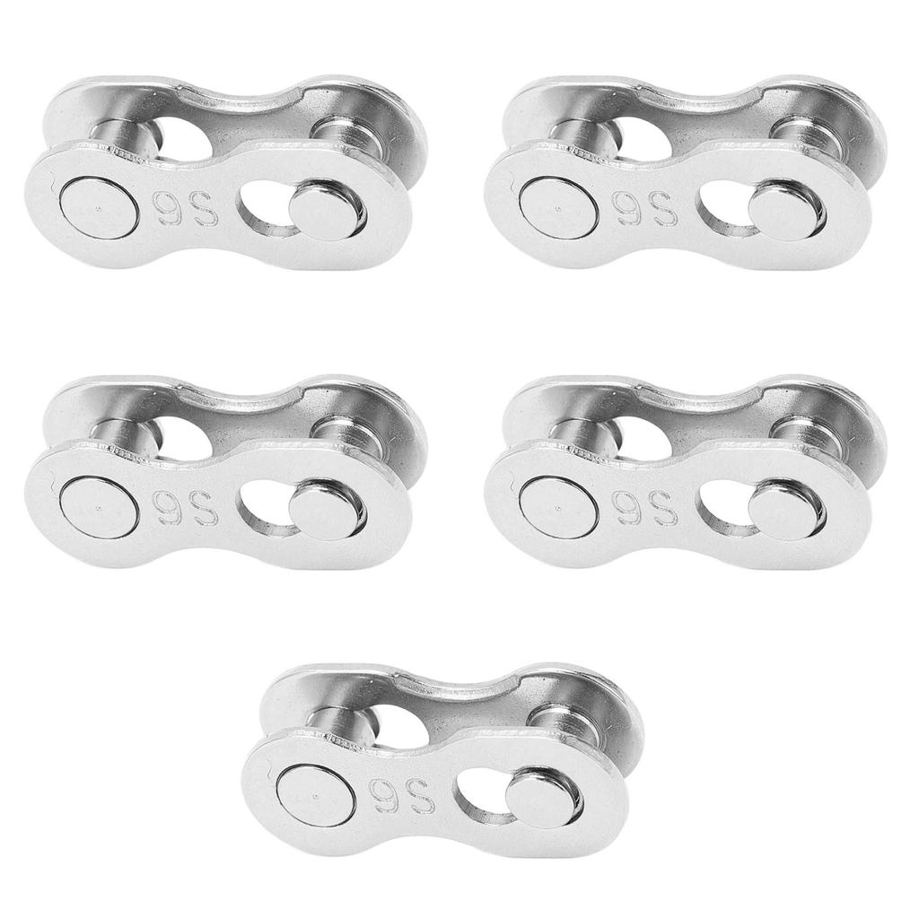 5pairs Bicycle Missing Link Rustproof Steel Quick Release Link Corrosion Resistant Easy