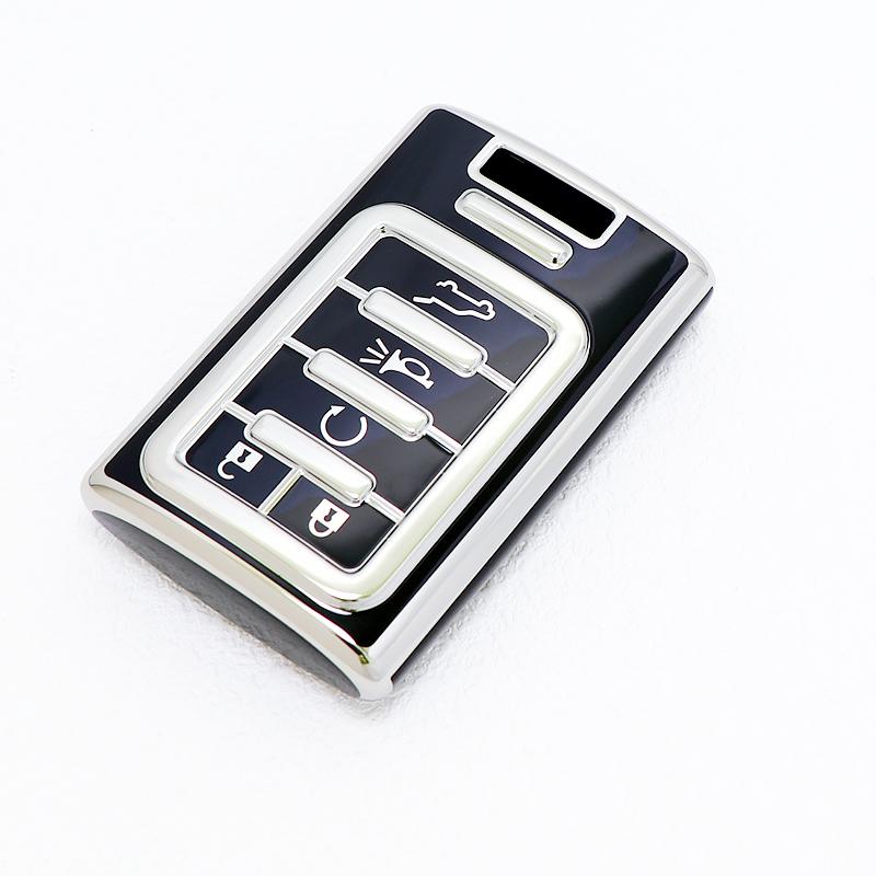 Auto Keyless Accessaries For Cadillac Srx Cts Xls Dts Ats Xts Escalade Chevrolet C7 Corvette 5 Buttons Tpu Car Key Case Cover