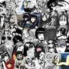 10/30/50pcs Horror Anime Tomie Stickers Cool Junji Ito Decals DIY Luggage Scrapbook Journal Black White Manga Sticker