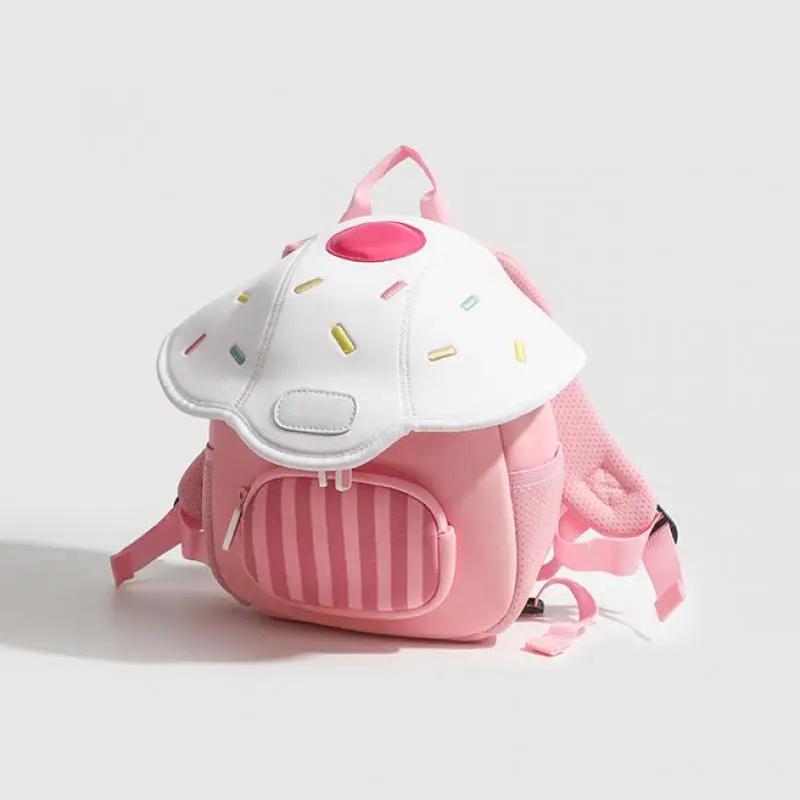 Cartoon Kinder Rucksäcke Kinder Schultasche für den Kindergarten Pilz Baby Reisetaschen für Mädchen Jungen Zubehör Kleine Größe