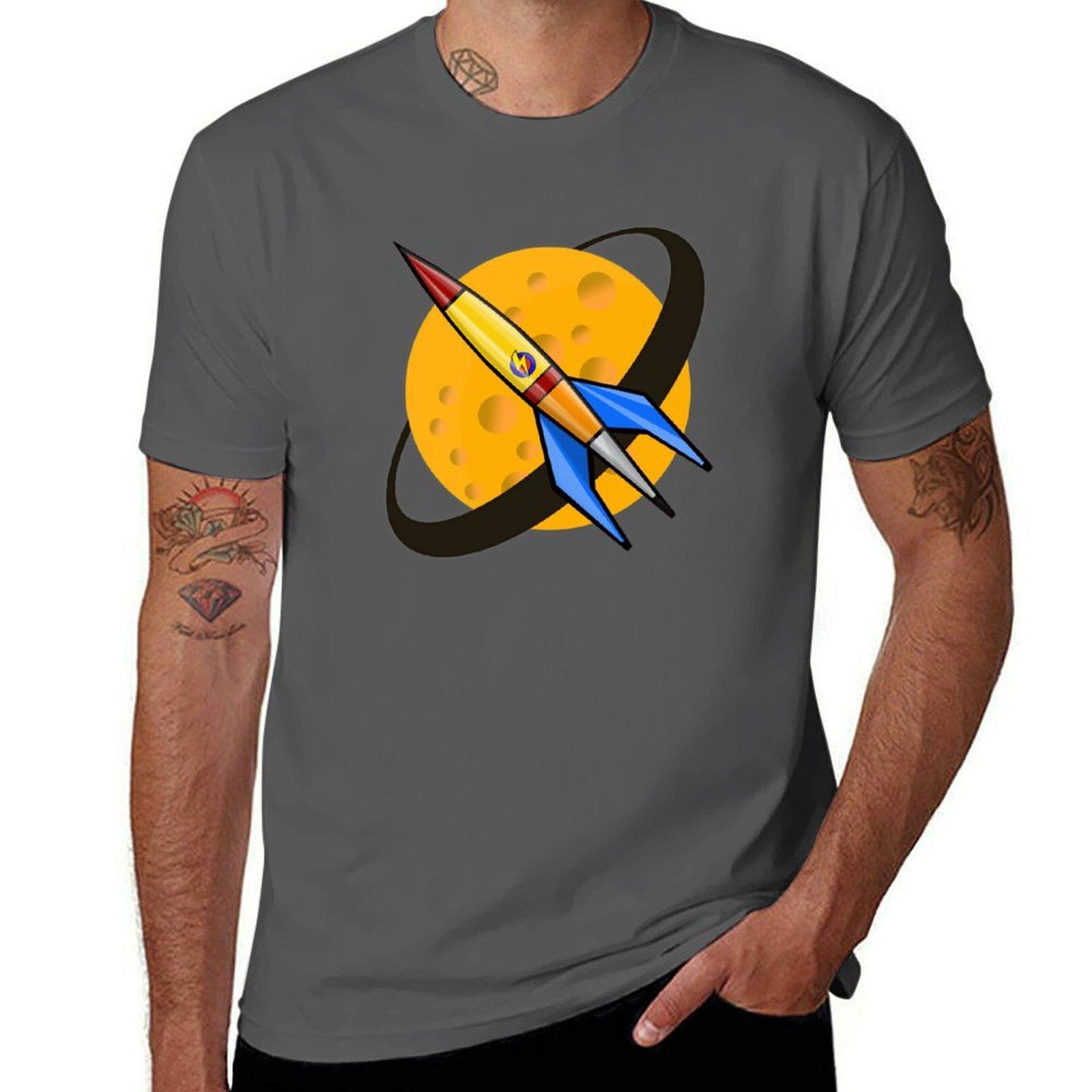 

Rocket T-Shirt t shirt personalised t shirt for man 100 percent cotton t shirt custom print T-Shirt 4XL