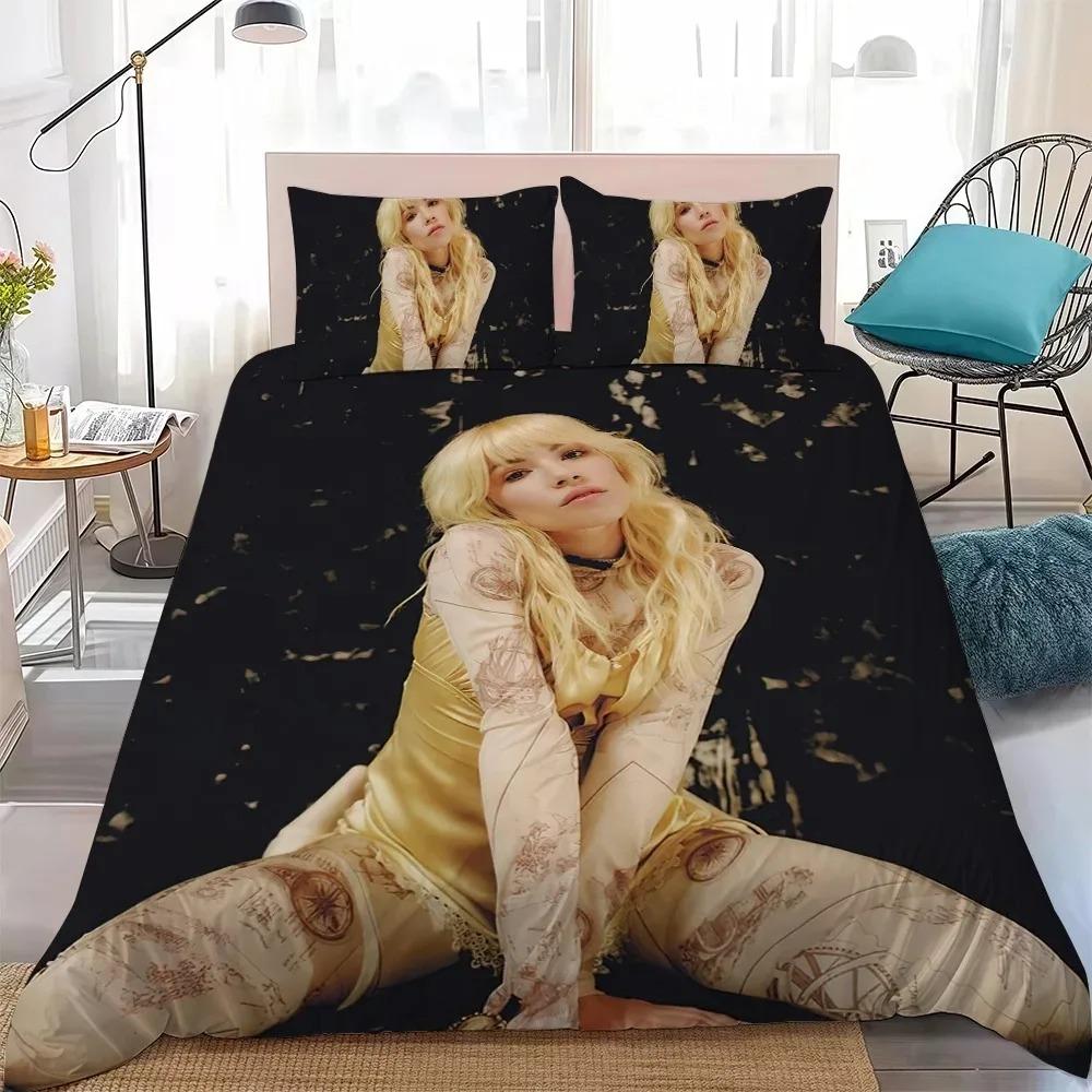 Singer Carly Rae Jepsen Duvet Cover Set Home Style Bedding Soft Laundry Cotton Bed Student Dormitory Gift