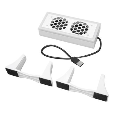 Game Console Cooling Stand Adjustable RGB Light Cooler Dock Station with 2 Extra USB Ports for XBOX