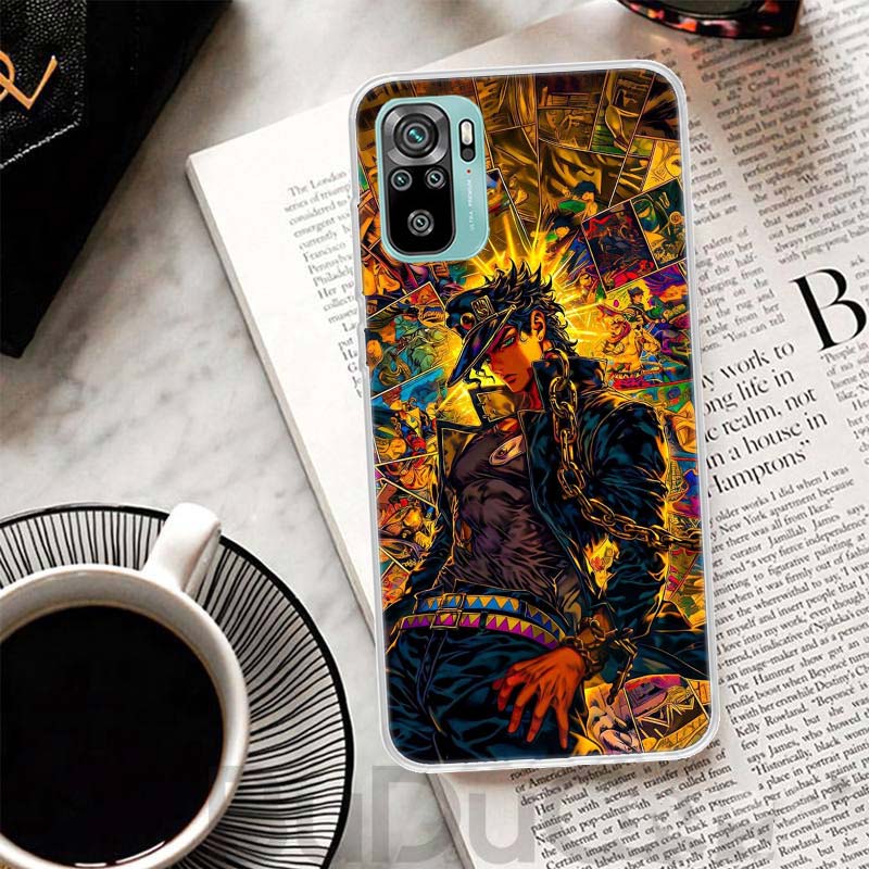 JoJo's Bizarre Adventure Kujo Jotaro Cover For Xiaomi Redmi Note 14 13 12S 12 11 Pro Plus Phone Case 11S 10S 10 11E 11T + 9S 9 P