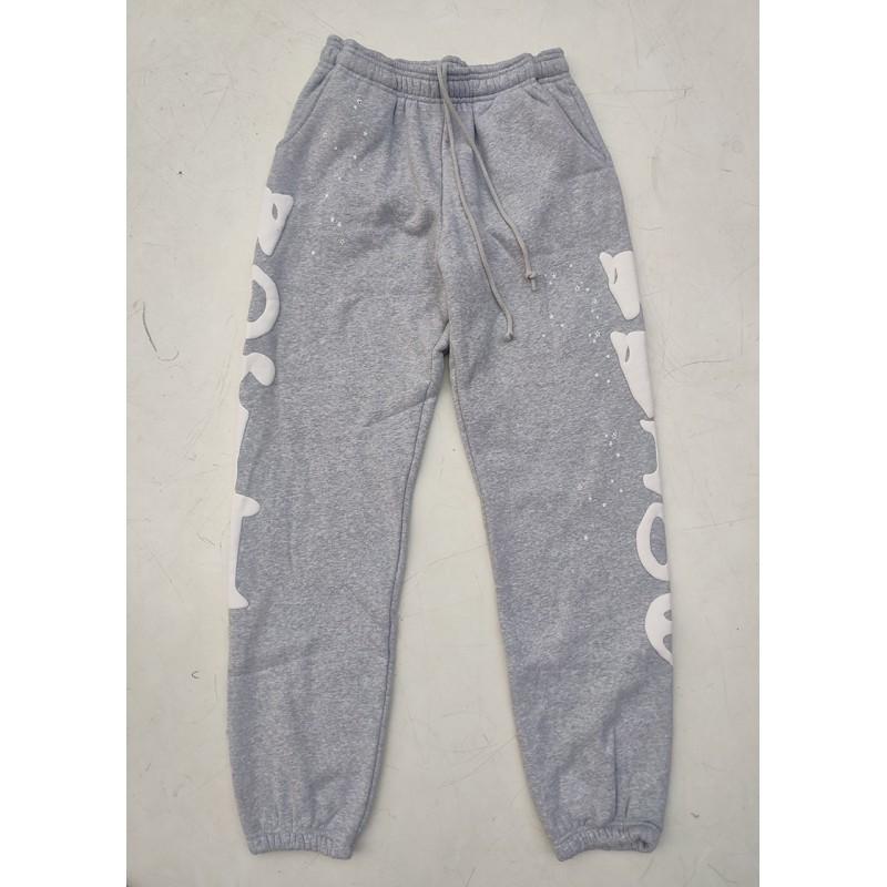 Sp5der 555555 Pěnový Potisk Tepláková Souprava Oversized Mikina Tepláky Streetwear Zimní Outfit