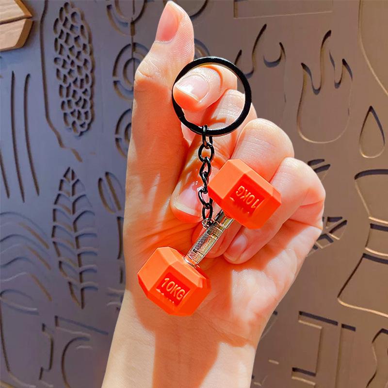 Высококачественный Креативный Мини-Гантель Брелок Подвеска Шарм