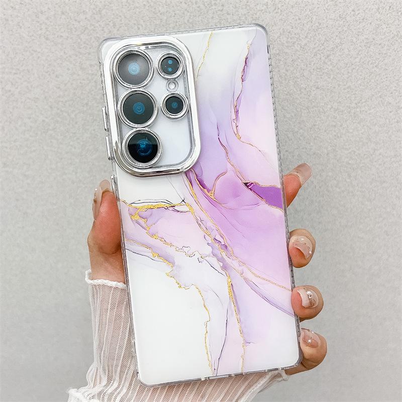 Creative Marble Double-sided Imd Hard Case S11Ultra Fine Hole Mobile Phone Case S11FE/A11A11A11A11