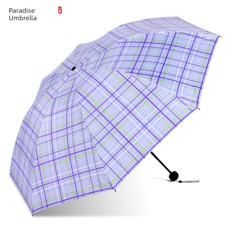 Men's and Women's Classic Plaid Paradise Umbrella