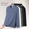 JEEP Men's Silk Blend Long Sleeve Casual T-Shirt