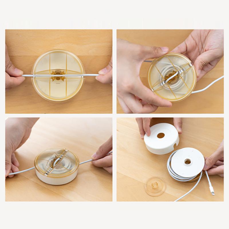 Large-Capacity Cable Organizer Data Cable Storage Desktop Cable Management Wire Arrangement Charging Cable
