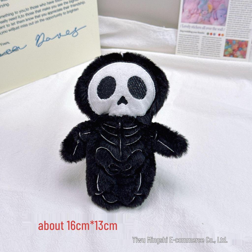 Creatieve Mummie Pluche Speelgoed Schedel Bedeltje - Halloween Rugzak Sleutelhanger Cadeau