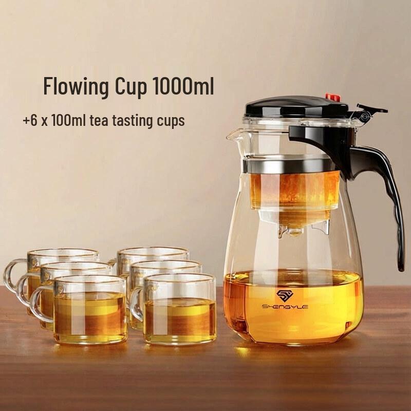 Yuluo Glass Gravity Infuser Teapot
