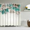 Pink Sunflower Shower Curtain Set Plant Bathroom Decor Home Bathroom Curtain Bathroom Curtain With Hook Cortina De La Ducha