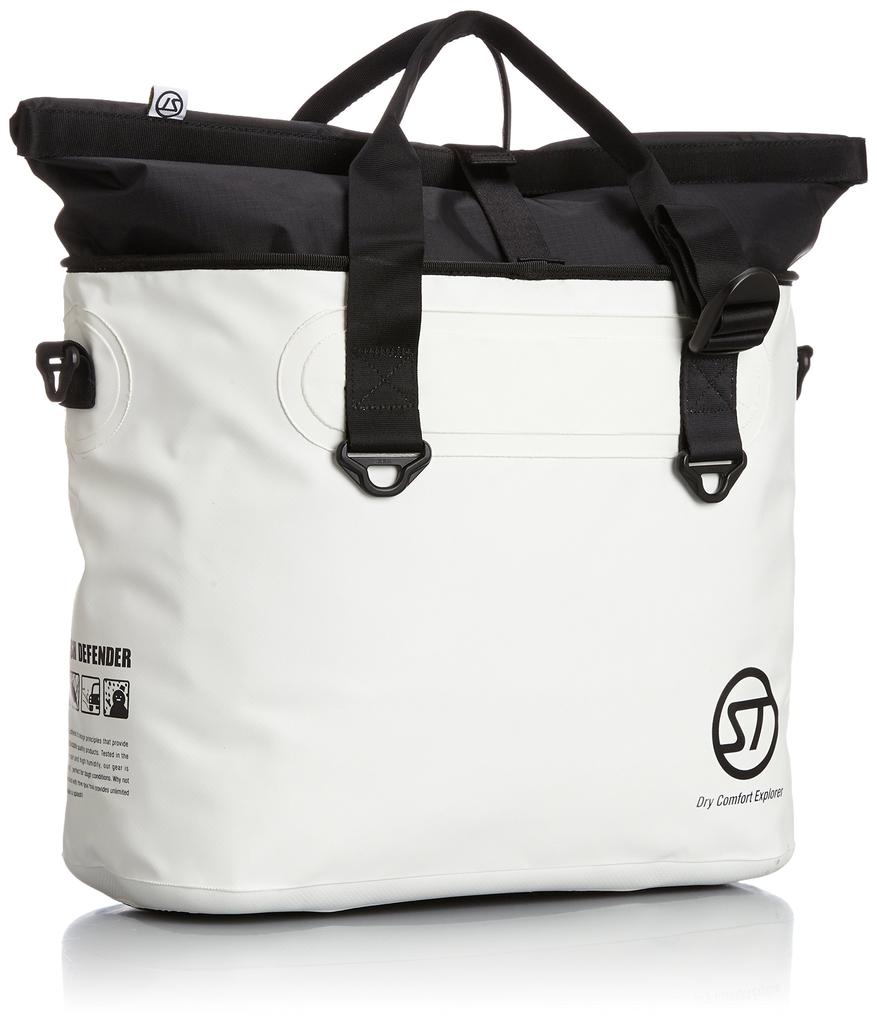 Stream Trail 2-Wege Spritzwassergeschützte Tote Bag (Weiß)