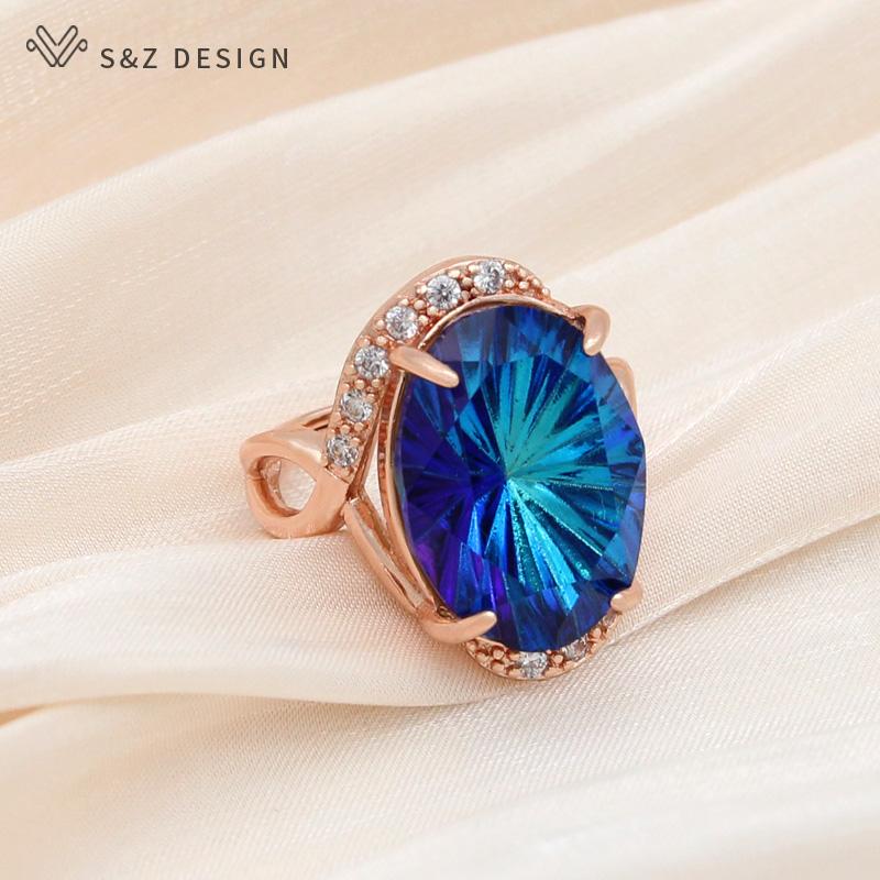 

Модные роскошные овальные регулируемые кольца в форме яйца для женщин, свадебная вечеринка, элегантные ювелирные изделия с кубическим цирконием, модный подарок