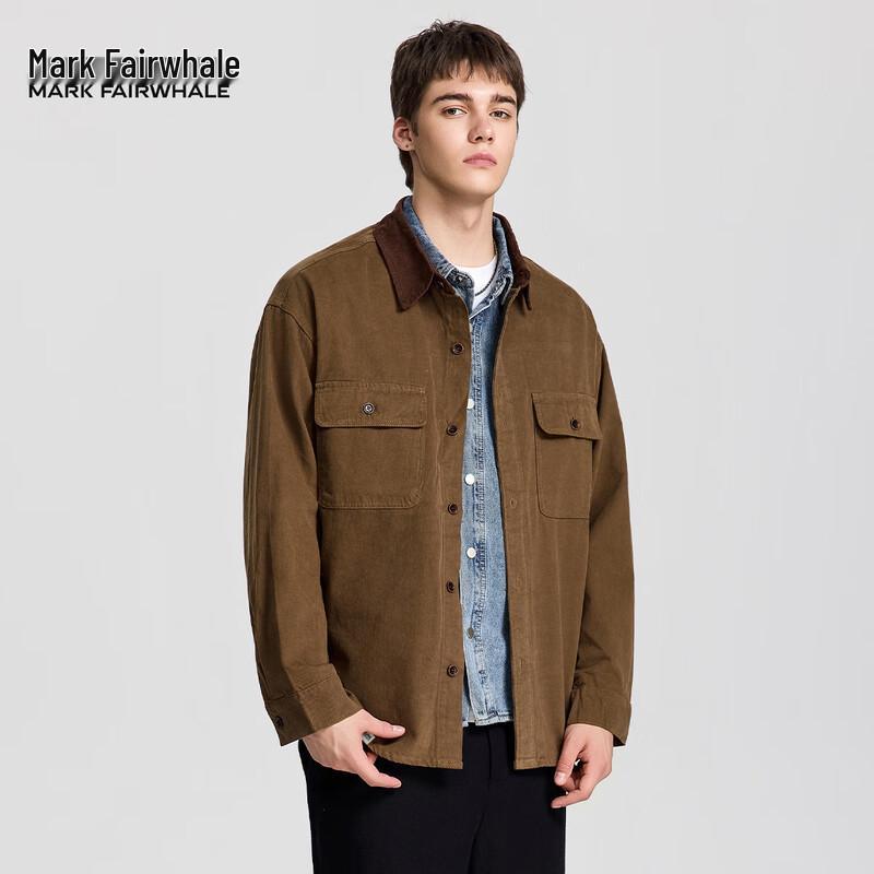 Mark Fairwhale Men's Workwear Denim Shirt Jacket