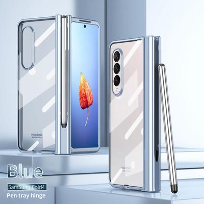 S-Stifthalter-Scharnier / Allgemeines Scharnier-Telefongehäuse für Samsung Galaxy Z Fold 3 2 4 5g Keine Glasschutzabdeckung Beschichtung Ultradünne Abdeckung