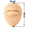 3D Lip Practice Skin Permanent Makeup Skin, Soft Silicone Fake for Beginners Cosmetic