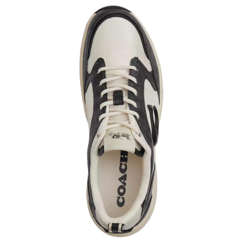 Coach Strider Round Toe Lace-Up Low-Top Casual Shoes Women sneakers Charcoal CY242-CHR