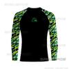 Ανδρικό Rash Guard με Μακριά Μανίκια UPF 50, Μπλούζα Κολύμβησης, Για Surfing, Κατάδυση, Παραλία, Αντιηλιακή Προστασία, Γρήγορο Στέγνωμα, Αθλητικό Top