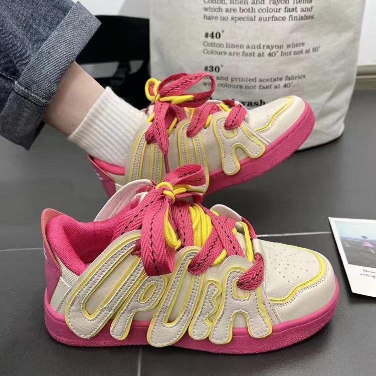 Новые цветные туфли в стиле Ins с надписью «Хлеб», женская обувь, мужская обувь в стиле ретро, ​​повседневная обувь для пар 36