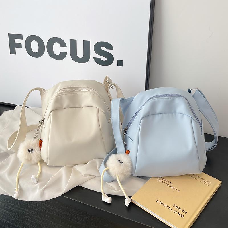 Lightweight Nylon Shell Crossbody Bag - Versatile, Casual, Large Capacity Shoulder Bag for Women