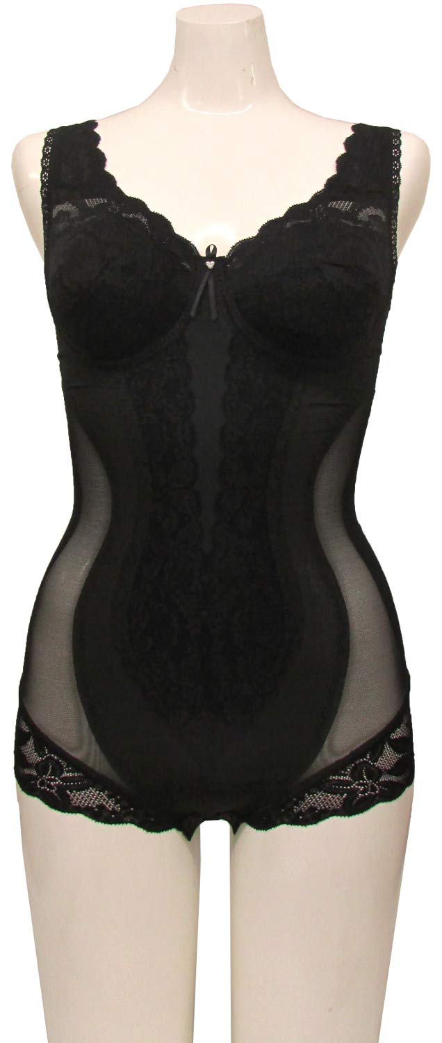 

TAMURA Yauco Silky Body Shape Bodysuit YTN04 Black 3L
