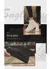 2024 Korean Style Men's White High-Top Sneakers: Autumn/Winter Casual Height-Increasing Sports Shoes