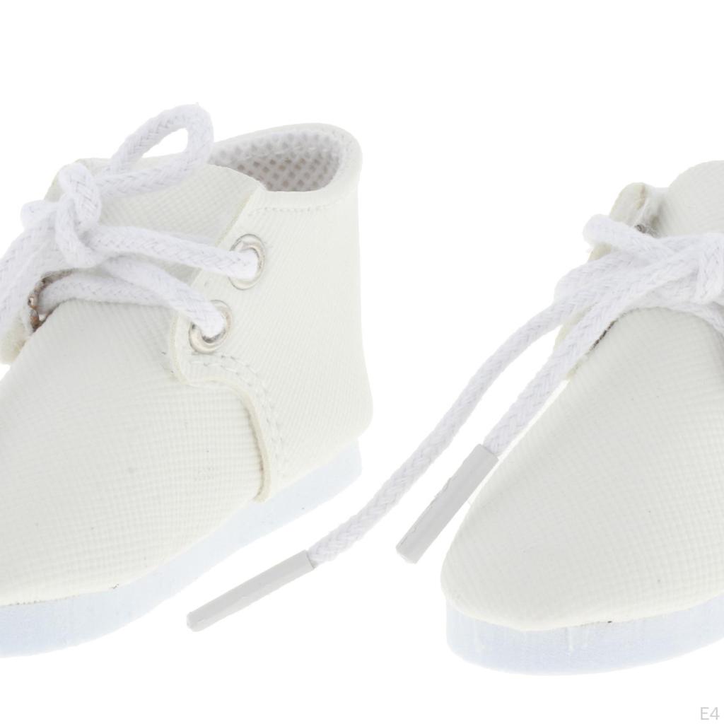 Points Doll Shoes, Stylish Cute PU Leather Miniature , Toys Boots, Clothes Dress Decorative