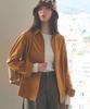 SLOWLOLLI Flowarm Corduroy Shirt - Camel