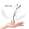 Men Titanium Alloy Glasses Frame Fashion Male Square Ultralight Eye Myopia Prescription Anti-Blue Light Photochromic Eyeglasses