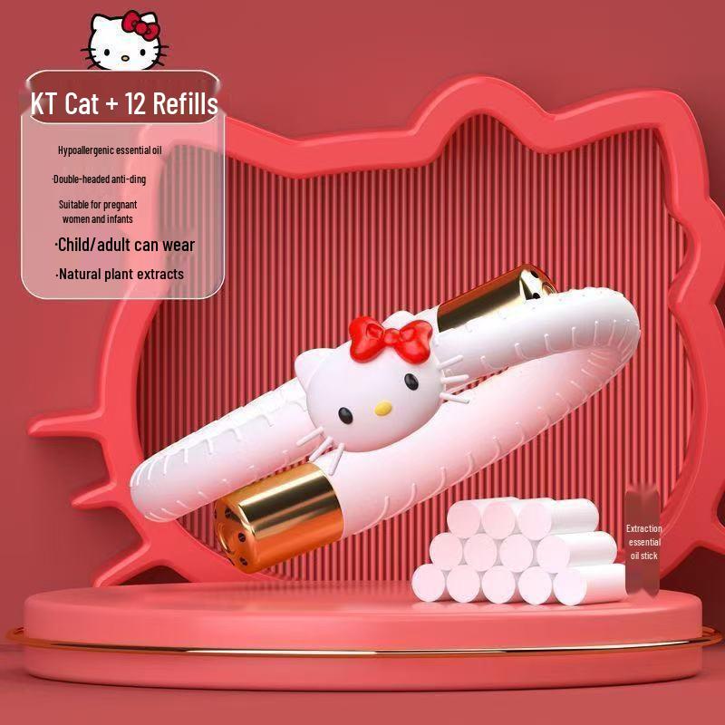 Sanrio Kuromi Mosquito-Repellent Wristband for Kids & Adults with Essential Oils