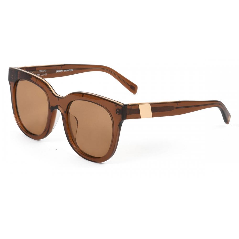 

Westward Leaning Moore 10 Unisex Sunglasses Transparent Brown/53