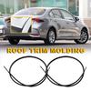 2PCS Car Roof Rubber Drip Side Finish Moulding Seal Strips Trim for Toyota Corolla 2014 2015 2016 2017 75556-02260 75555-02270