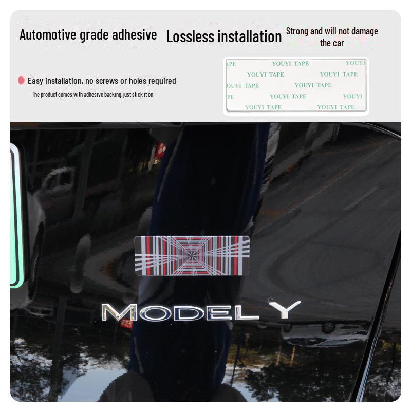 Tesla Model 3/Y/S/X PLAID Hochleistungs-Hecklogo Autozubehör